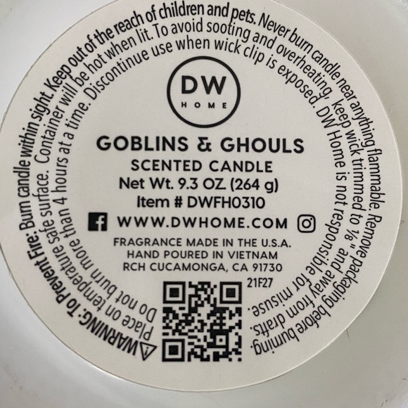 DW HOME CANDLE GOBLINS AND GHOULS NEW - Picture 5 of 5